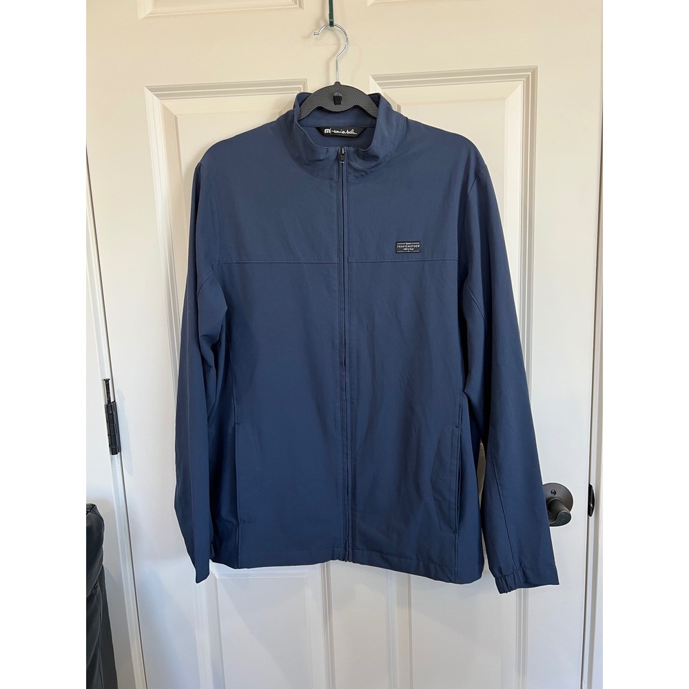 Travis Mathew Crystal Cove 2.0 Jacket Full Zip Navy Blue Men's Medium